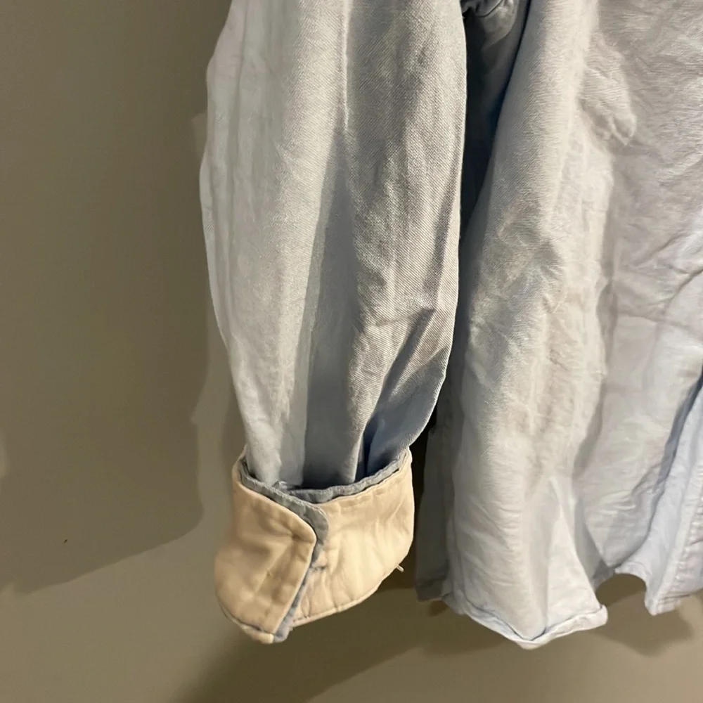 Saks scotch shrunk 2 layer button down shirt